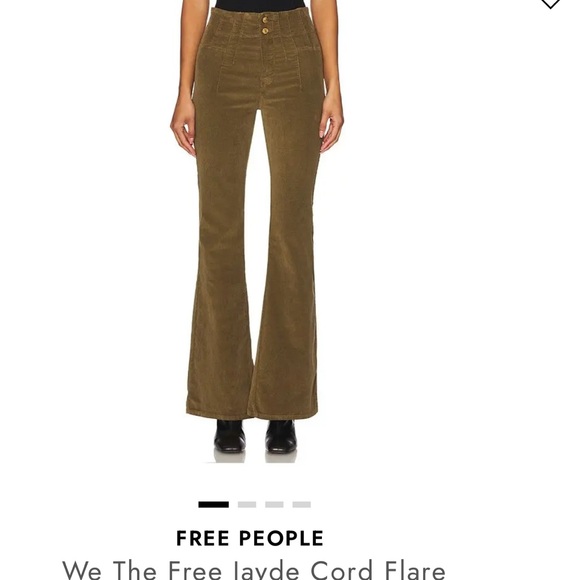 Free People Corduroy Flare Pants - Picture 1 of 3